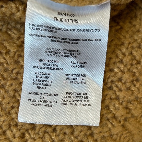 Volcom Colorblock Knit Sweater - Picture 4 of 7